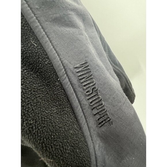Marmot‎ Mens Windstopper Black Full-Zip Fleece Jacket Large Pockets Velcro Cuffs - Picture 6 of 15